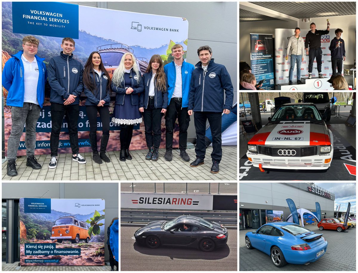DariaPaweda's tweet photo. W sobotę silną ekipą wzięliśmy udział w Classicauto Cup w Kamieniu Śląskim na torze #SilesiaRing gdzie promowaliśmy nasze produkty bankowe wspierające klasyczną motoryzację. Gratuluję wszystkim zwycięzcom i bardzo dziękuję całej mojej wspaniałej ekipie #VWBank 😊 🚙 #classicauto https://t.co/UirEWWHBwH