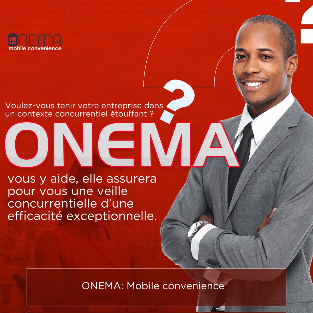 ONEMA_Burundi's tweet photo. Voulez-vous tenir votre entreprise dans un contexte concurrentiel étouffant ? @ONEMA_Burundi vous y aide, elle assurera pour vous une veille concurrentielle d'une efficacité exceptionnelle.
#ONEMA: Mobile convenience.
#One_Click #mobilemoney https://t.co/PSU8vGNzQs