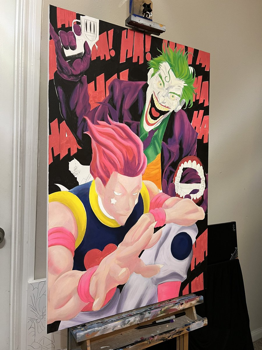 Chris_Canvas's tweet photo. Working on this 🤡 🎨 https://t.co/riQ5XFmRWg