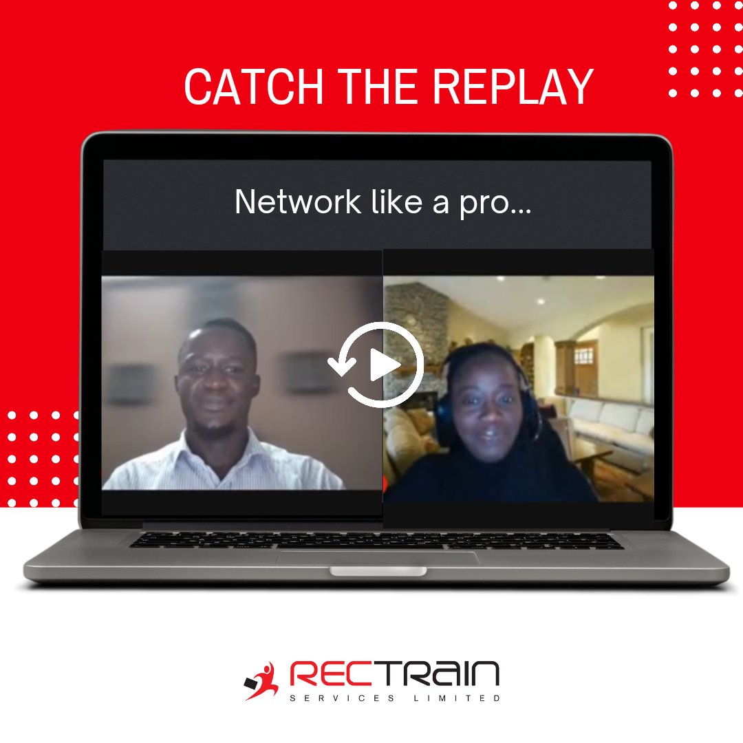 Rectrainservice's tweet photo. Did you missΒ our LinkedIn session on the 31st of March.?Β Our CEO, Gen, dropped some hot tips on leveraging your networkΒ for business and career growth.
#employertips #RecTrain https://t.co/DKDUPNzsla