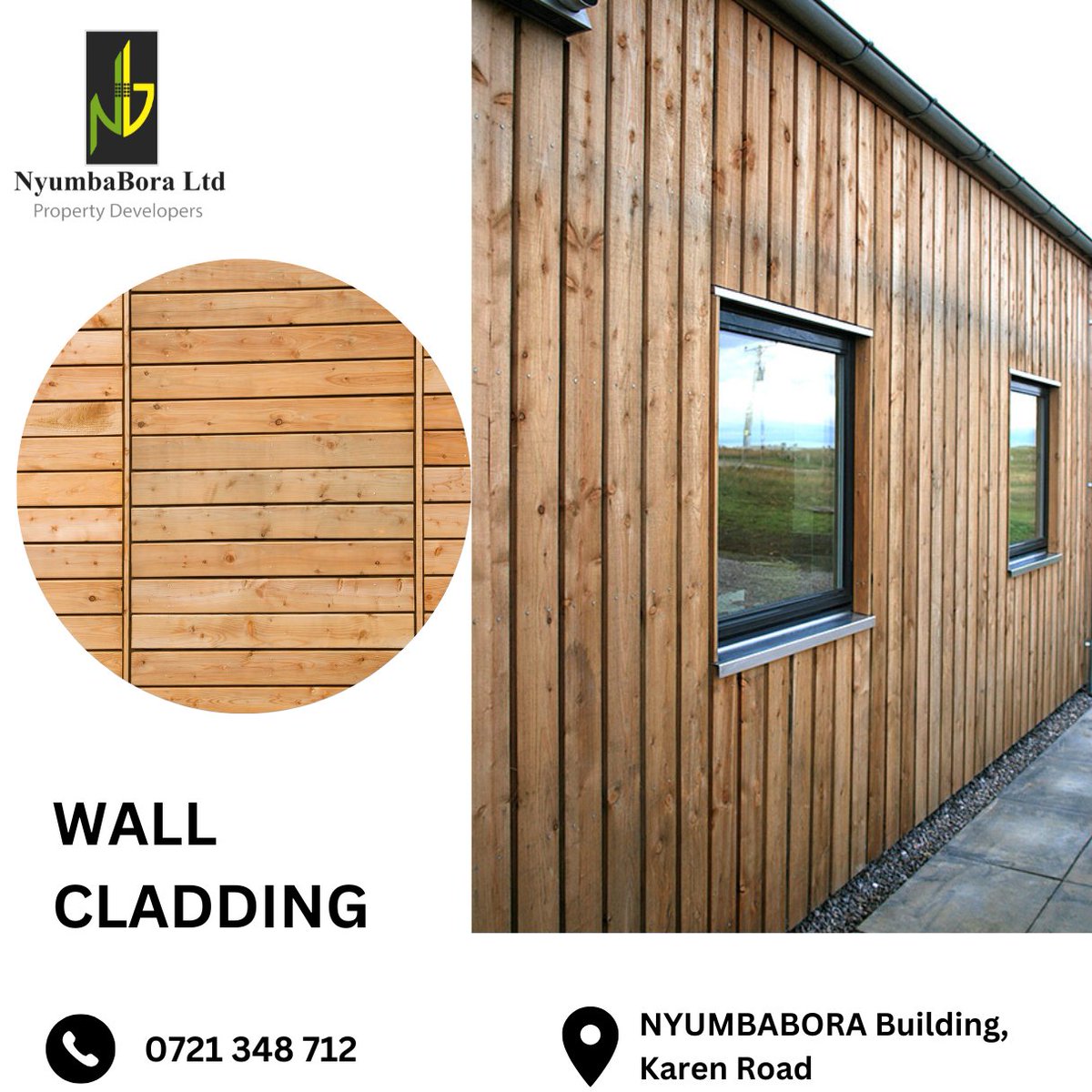 NyumbaboraL's tweet image. Choosing timber cladding for your building project can provide a multitude of benefits comprising of natural aesthetics, environmentally friendly, excellent insulation properties among others.

#timbercladding #construction #NewWeek
