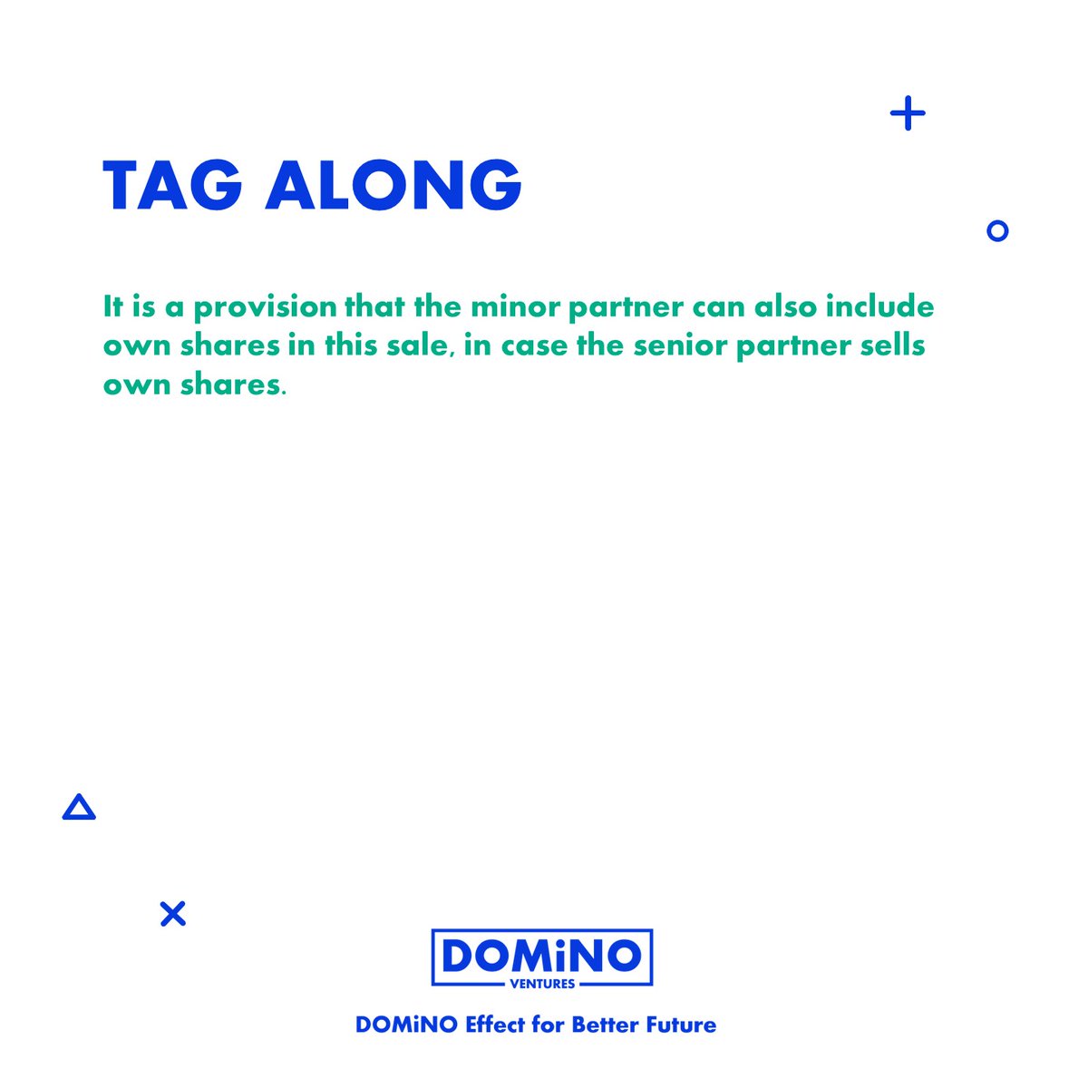DominoVentures's tweet photo. ➡️ Dear founders! Swipe to learn more about Tag along vs. Drag along
#DOMiNODictionary #Entrepreneurship #DragAlong #TagAlong https://t.co/A9OQ1Z15RT