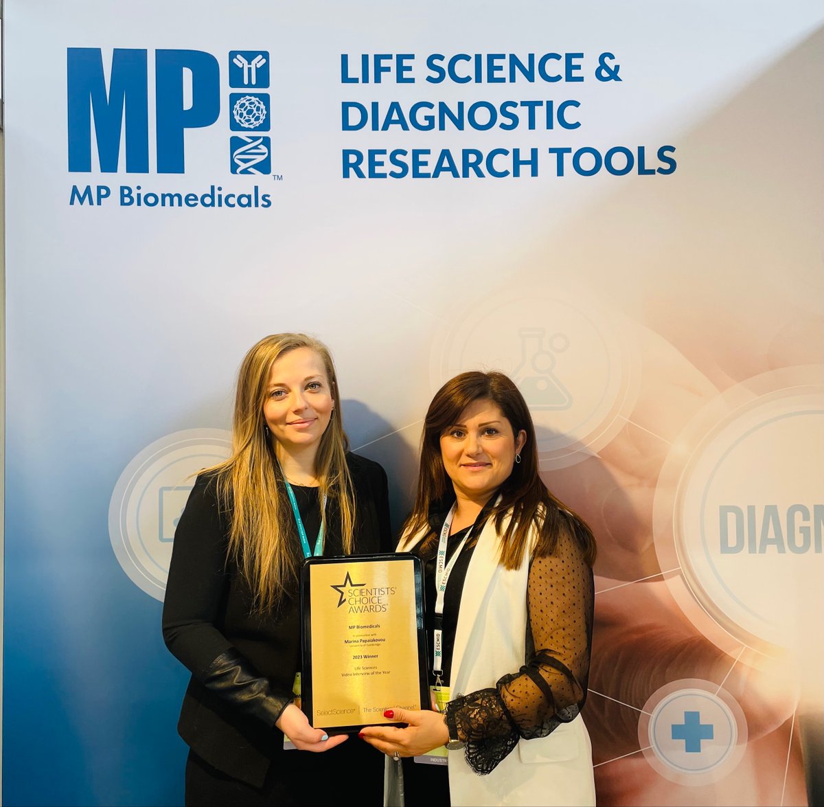 mpbiomedicals's tweet image. Honored to receive today at ECCMID, the #lifesciences video interview of the year award! We would like to thank again @lamarevilia for her time and collaboration to help us achieve this award! 
Watch this video here👉  zurl.co/dnuh
#ScientistsChoiceAward #SelectScience