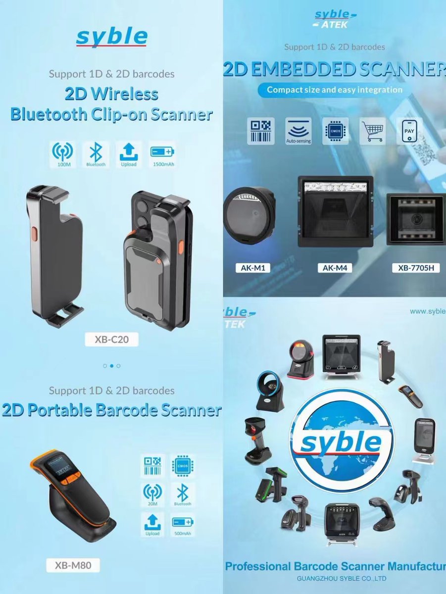 kkkay_kay's tweet image. Dear valued customers and friends, #Syble is located in Guangzhou. If you are in China on business trip or attending the Canton Fair, we'd like to invite you to visit our factory. Remember that we are manufacturer of #barcode scanner. 
Welcome your for your coming visit! 🤗 😊