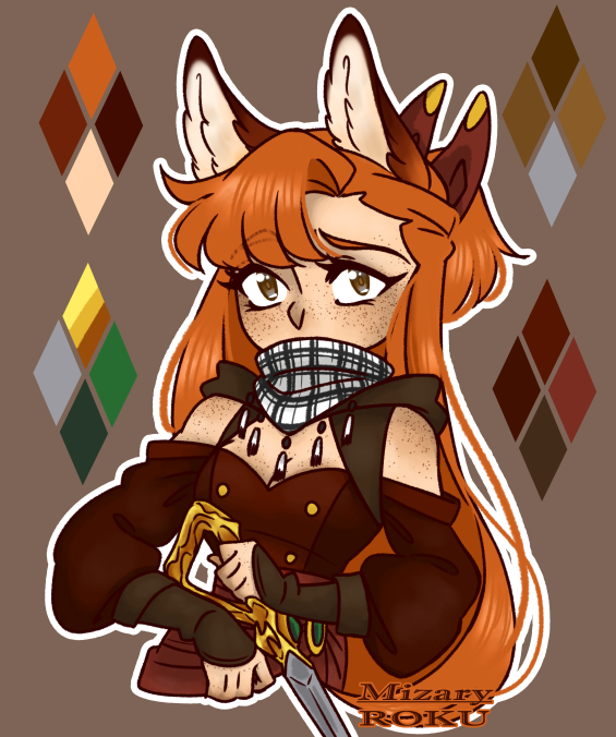 MizaryRoku's tweet photo. Some art Between two commission.
Myself as DnD Character.
#DnD #dndcharacter #Digitalwork #digitalart #Red #characterdesign #Fox #Digital #Animestyle #drawyourself #dndart #Selfinsert https://t.co/wbM9a997jN