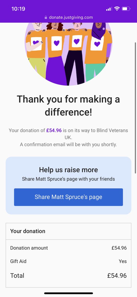 Matt Spruce (@mattspruce) on Twitter photo Thank you so much to all staff and customers from <a href="/coast_rhos/">Coast Cafe & Gift Shop</a> for your donation to <a href="/BlindVeterans/">Blind Veterans UK</a> ๐ฌ๐ง in support of my <a href="/LondonMarathon/">TCS London Marathon</a> run this coming weekend ๐๐ป๐๐ปโโ๏ธ
justgiving.com/fundraising/maโฆ Thank you so much to all staff and customers from <a href="/coast_rhos/">Coast Cafe & Gift Shop</a> for your donation to <a href="/BlindVeterans/">Blind Veterans UK</a> ๐ฌ๐ง in support of my <a href="/LondonMarathon/">TCS London Marathon</a> run this coming weekend ๐๐ป๐๐ปโโ๏ธ
justgiving.com/fundraising/maโฆ