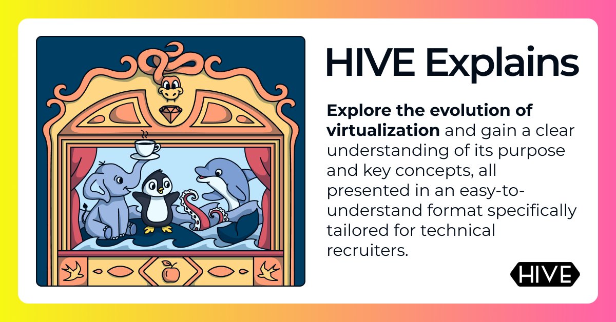 hive_worldwide's tweet photo. We’re thrilled to share the first part of our big story on 🖥#Virtualization, tailored specifically for #recruiters. This is just the start of our three-part series, and we’re really excited to share more knowledge with you.
👉https://t.co/6NOx9K1Clh https://t.co/nGfoqTARpE