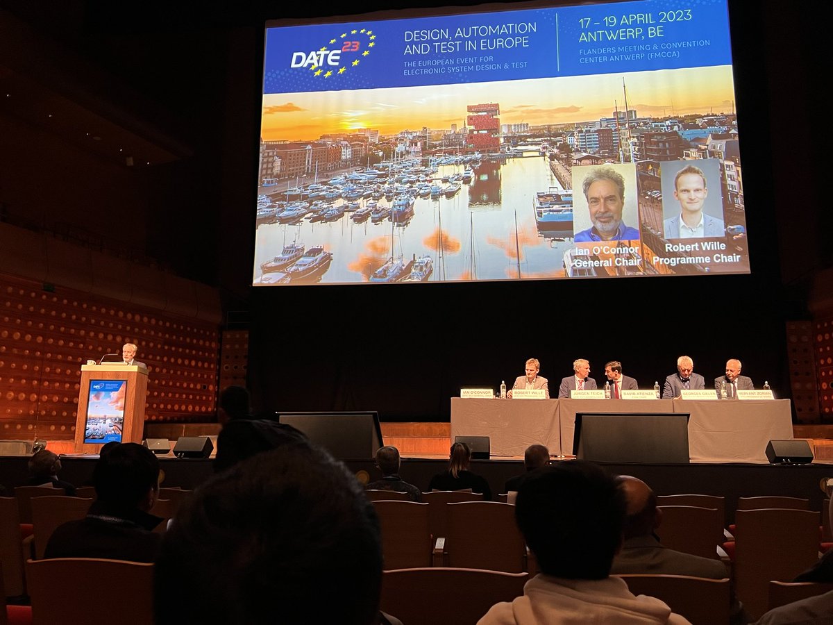 After 4 years close down, DATE is now back physical, but in a new and more interactive format. Proud and honored to be part of the DATE Executive Committee.