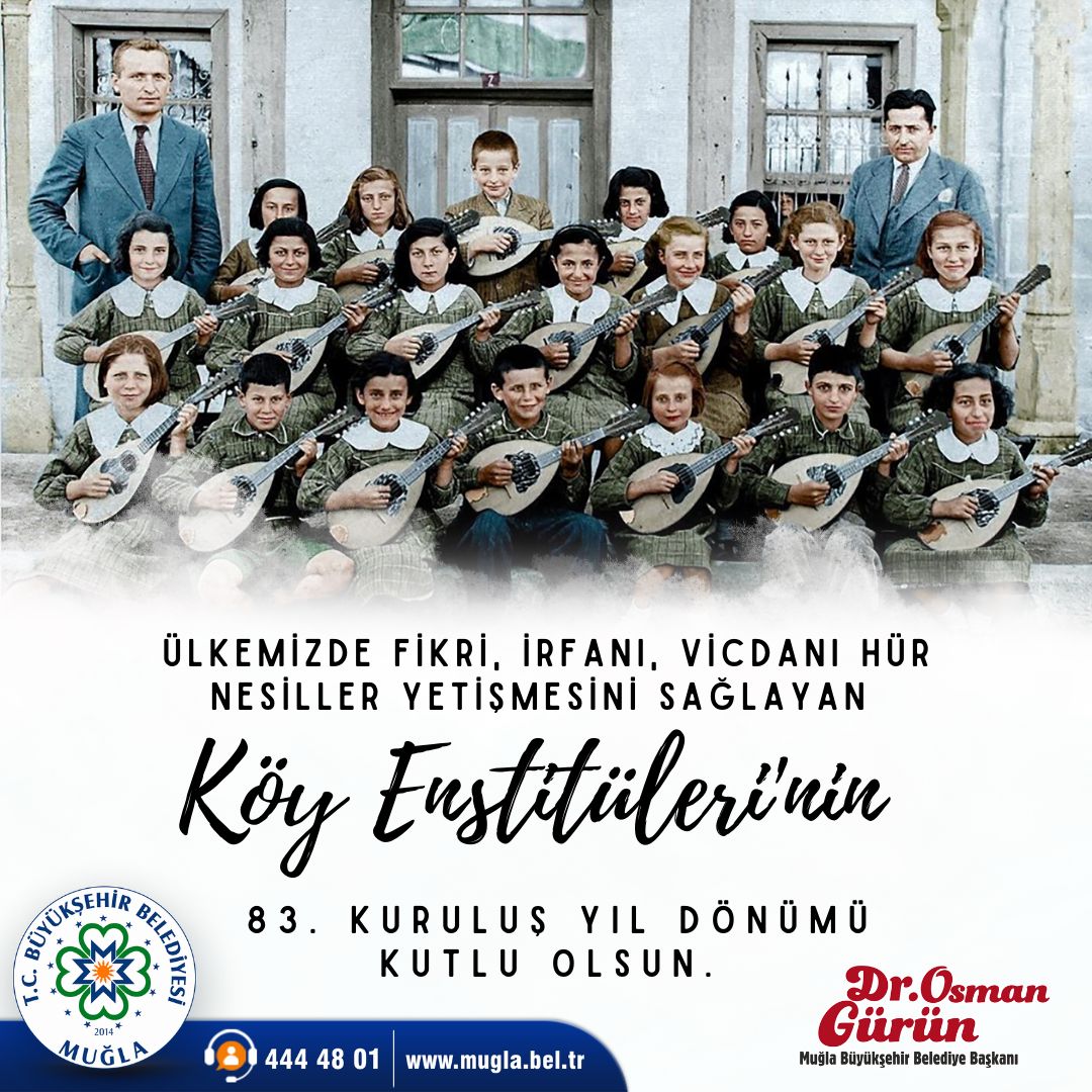 Atatürk ilke ve devrimlerine bağlı fikri, vicdanı, irfanı hür nesiller yetiştiren, #KöyEnstitüleri’nin 83. yaşını kutluyor, başta Başöğretmenimiz Mustafa Kemal Atatürk olmak üzere tüm eğitim emekçilerimizi saygıyla anıyorum.

#HasanAliYücel #İsmailHakkıTonguç