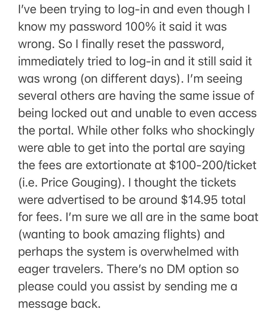 BesoSani's tweet photo. @FlyFrontier Hello. I would like a representative to please reach out directly through DM to assist me with my #GoWildPass please. Thank you. https://t.co/aZ91sPlBNK