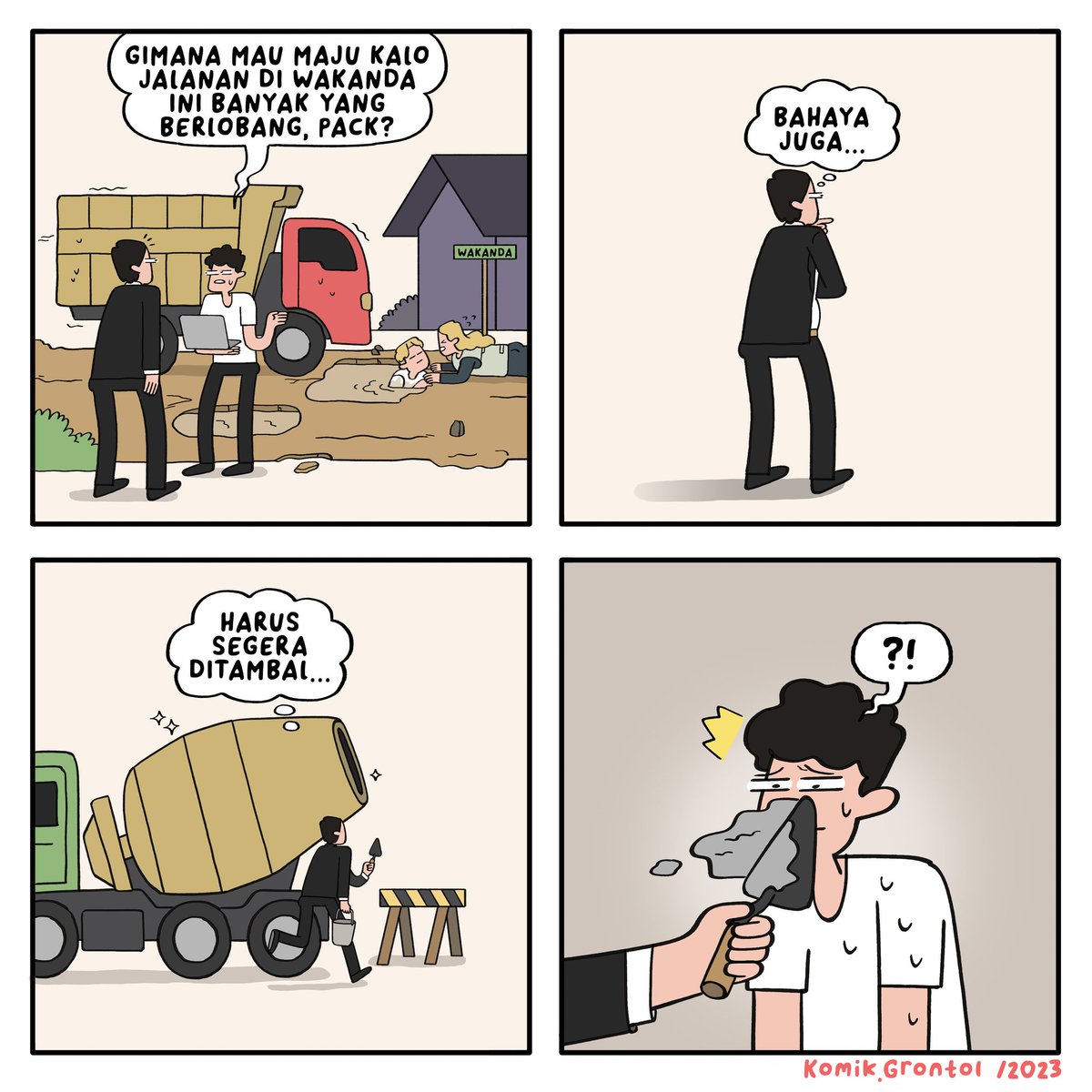 <a href="/eradotid/">ERA.id</a> Yang ditambal jalan pak, bukan protesnya😝