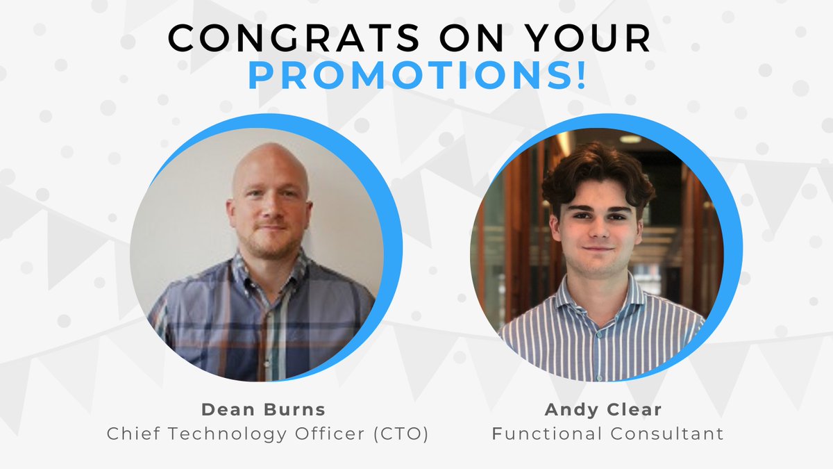 triggdigital's tweet photo. We are thrilled to announce our #TeamTrigg promotions! 👏
Congratulations to Dean Burns, who has been promoted from Head of Technology to Chief Technology Officer (CTO) and Andy Clear on his promotion from Junior Salesforce Consultant to Functional Consultant! https://t.co/GuDOL5iO5K
