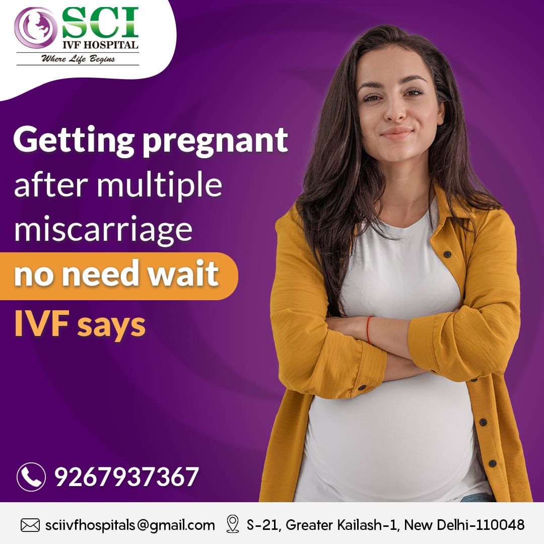 Getting pregnant after many miscarriages can be a challenging and emotional experience.
Call us:

📲011-41022905/7/9, + 91 9267937367

#miscarriage #fertility #infertility #IVF #fertilitytreatment #pregnancyaftermiscarriage  #pregnancyjourney #sciivfhospital #drshivanisachdevgour