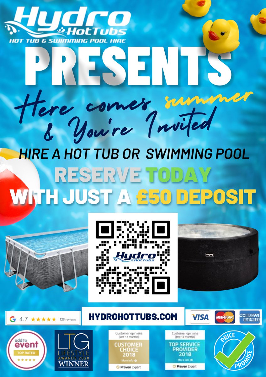Summer is knocking at the door book your swimming pool hire or hot tub hire from just a £50 deposit. #summer #hottubs #swimmingpool #funinthesun #famillyfun #Surrey #Sussex #staycation hydrohottubs.com/flyer23
