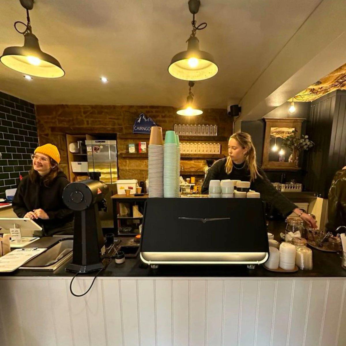 Always nice to get a visit from @‌theinstituteofcoffee_, especially when they’re trying out our new ‘one&amp;one’.

It should really be called the one&amp;one&amp;one though, it’s one espresso, one cortado, and one hell of a way to start the day. 

Available daily at Frederick St.