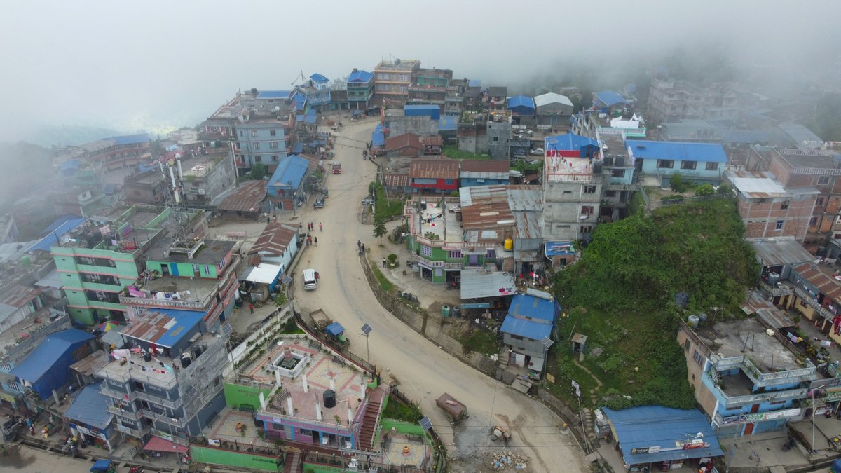 ADB_HQ's tweet photo. For a landlocked country like Nepal, road capacity is crucial for sustainable development. 

ADB helped the government upgrade 310 km of roads to connect communities to public services, farmers to markets, and children to school: https://t.co/uIXTcsAqTF https://t.co/fVOvM1TmdD