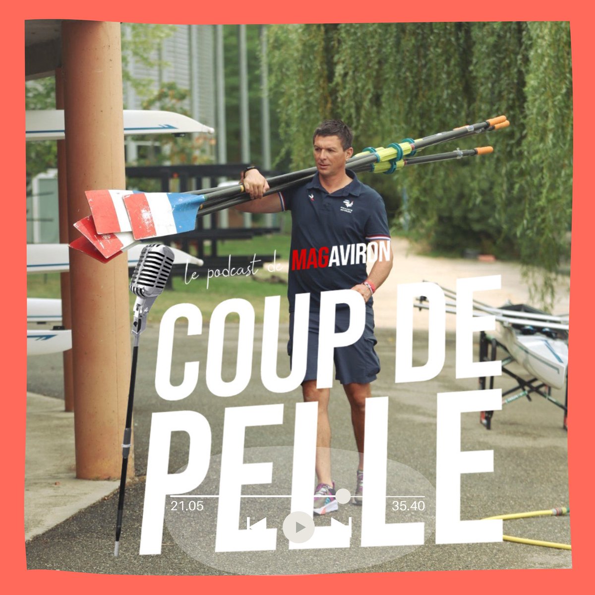 [Coup de Pelle] avec Charles Delval🎙️

Le responsable du secteur para-aviron revient sur les objectifs de #Paris2024 le recrutement de nouveaux talents et la pratique para dans les clubs 🚣🏻‍♀️

▶️ magaviron.fr/charles-delval…

Tous les épisodes sur Spotify, Apple podcast et <a href="/MediasAviron/">Mag Aviron</a>