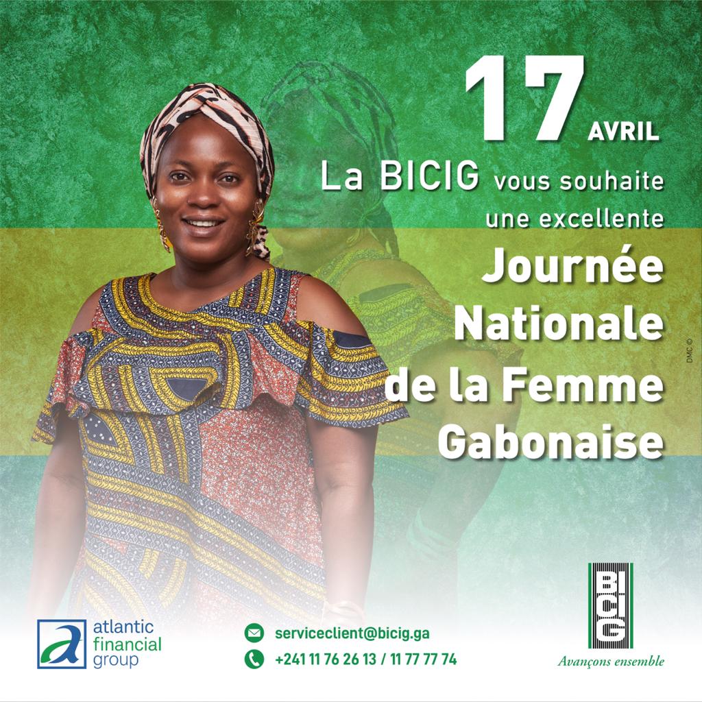 A nos Filles, nos Soeurs, nos Mères, nous vous souhaitons une excellente Journée Nationale de la Femme Gabonaise.
#Avançonsensemble
<a href="/afgholding_afg/">AFG Holding</a> @B_AtlantiqueCMR @BicigGabon @Bicimali
