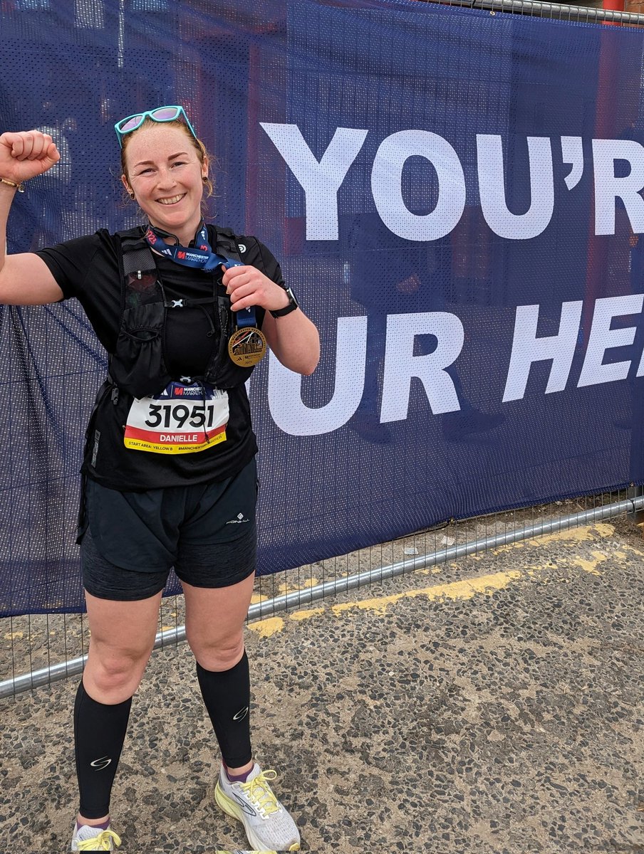 My first (and last!) full marathon yesterday, brilliant atmosphere #ManchesterMarathon
