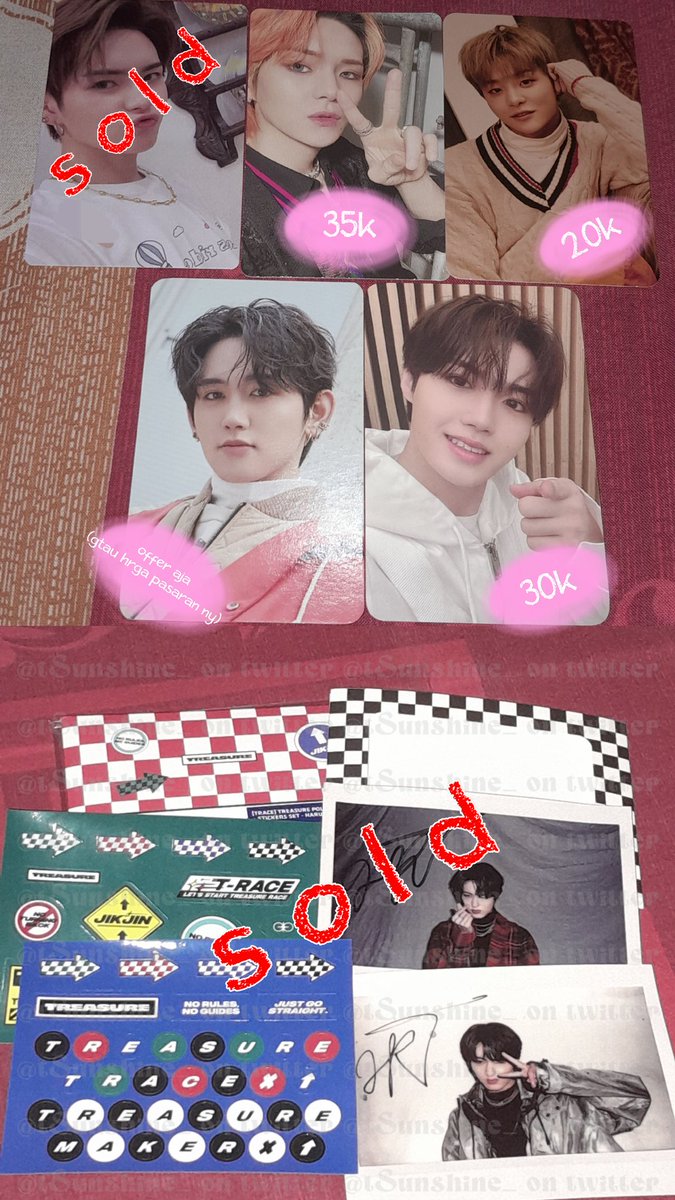 UPDATE‼️

WTS // WANT TO SELL AAB TREASURE

✅ include all
✅ keep event w dp
📍dom Tangerang

t. yoshi, doyoung, jihoon, mashiho, tss ch 1 yg select, treasure effect orange ver, tss ch 1 ktown