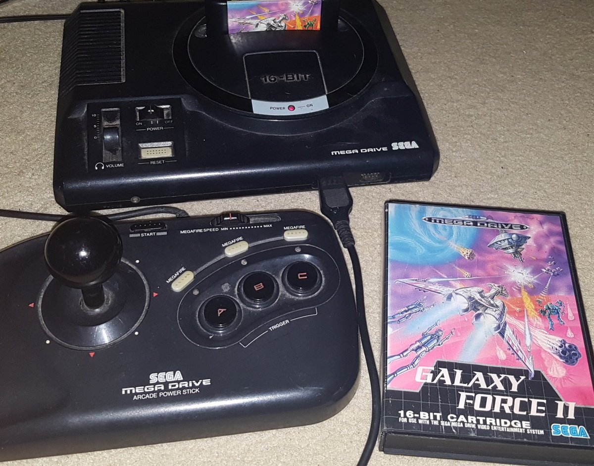 SegaMegaDave's tweet photo. #GalaxyForce2 on #MegaDriveMonday. Never played this one back in the day. Its a fun shooter, looks and sounds great and plays really well with the arcade stick.
#gaming #gamer #sega #CRT #megadrive #RETROGAMING https://t.co/whOVY5xTFs