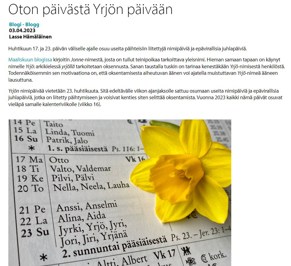 Tälle viikolle osuu useita päihteisiin liittyviä nimi- ja teemapäiviä. Kirjoitin näistä Yliopiston almanakkatoimiston blogiin: almanakka.helsinki.fi/fi/publikation… #alkoholi #huumeet #kalenteri