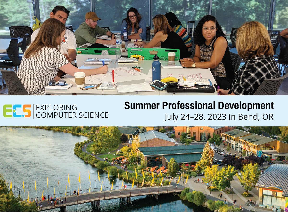 Exploring CS (@exploringcs) on Twitter photo ECS summer PD is back! Join us at <a href="/OSUcascades/">Oregon State University - Cascades</a> in Bend, OR July 24-28, all expenses paid. Applications close May 5. bit.ly/ECSsummer2023 ECS summer PD is back! Join us at <a href="/OSUcascades/">Oregon State University - Cascades</a> in Bend, OR July 24-28, all expenses paid. Applications close May 5. bit.ly/ECSsummer2023