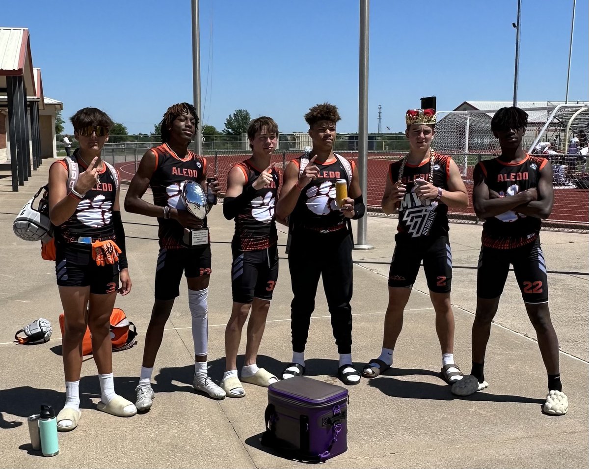 Won the tournament and got qualified  to go to Red Zone Elite 7on7s national Championship in Denver.