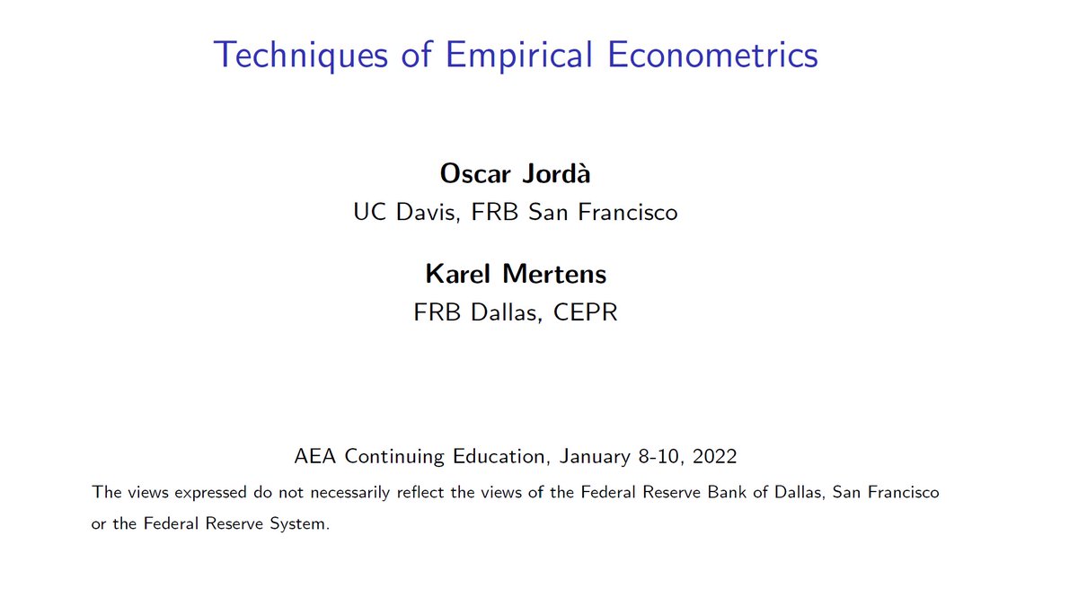 CavaliereGiu's tweet photo. Hi #EconTwitter!

Interested in grasping the essentials of 𝐜𝐚𝐮𝐬𝐚𝐥 𝐢𝐧𝐟𝐞𝐫𝐞𝐧𝐜𝐞 in #macroeconomics, using 𝐬𝐭𝐫𝐮𝐜𝐭𝐮𝐫𝐚𝐥 𝐕𝐀𝐑 𝐦𝐨𝐝𝐞𝐥𝐬?

Here's some material by Jorda, Mertens, @jimstockmetrics, Kilian, Lutkepohol, Kotzé, which can make the journey easier! https://t.co/BnEGZrLJL7
