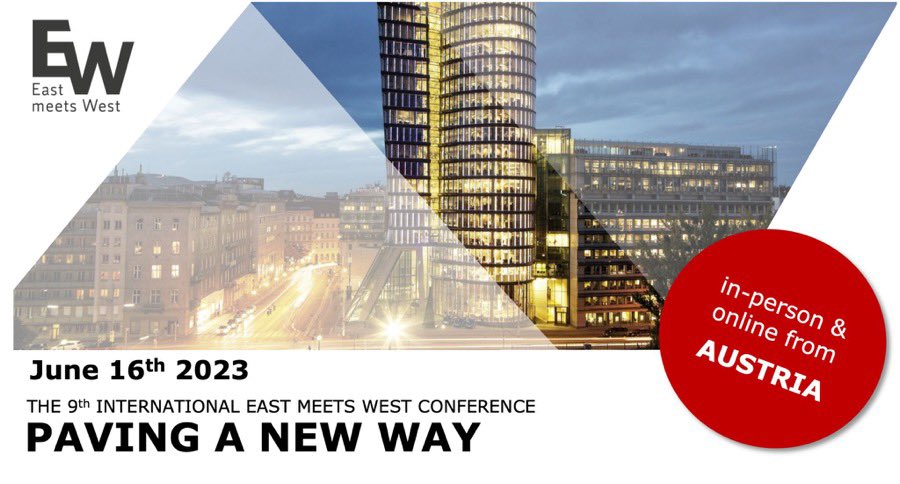 Happy to share with you the program of our next annual signature event, our already 9th International East meets West Conference in Vienna… read more eastmeetswest.eu/2023conference #lgbt #vienna #inclusion