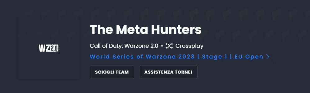 non mi sembra vero, dopo 6/7 mesi torno a competere ma su wz2