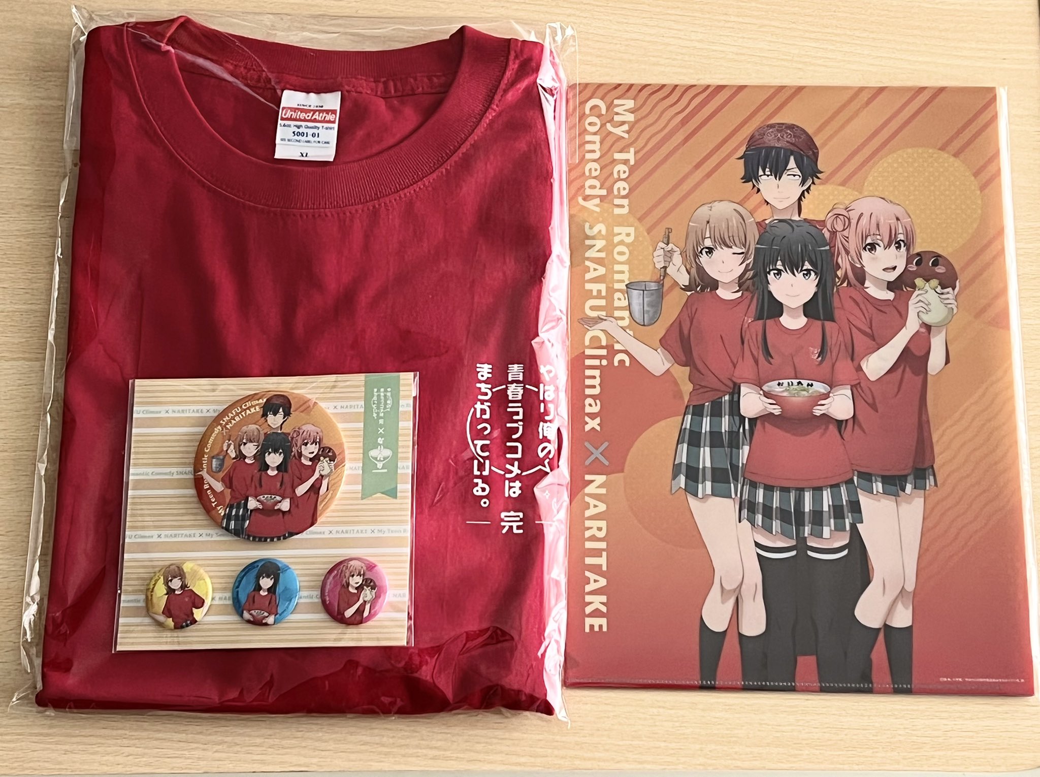【新品未開封】幕張店限定　なりたけ　俺ガイル　コラボ　Tシャツ　セット 61N-PvD+u+L._UF350,350_QL50_.jpg
