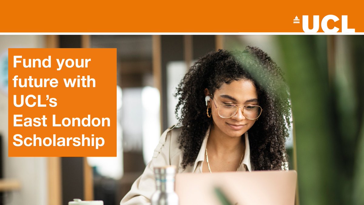 UCL East campus (@ucleast) on Twitter photo Fund your future with a UCL East London Scholarship, covering fees and £15,000 living costs on eligible Master's degrees @UCL.
<a href="/UCLFunding/">UCL Funding</a> applications for this September close at 5pm BST on 29 June 2023. Apply via link below.
#UCLEast #mastersfunding ucl.ac.uk/scholarships/u… Fund your future with a UCL East London Scholarship, covering fees and £15,000 living costs on eligible Master's degrees @UCL.
<a href="/UCLFunding/">UCL Funding</a> applications for this September close at 5pm BST on 29 June 2023. Apply via link below.
#UCLEast #mastersfunding ucl.ac.uk/scholarships/u…
