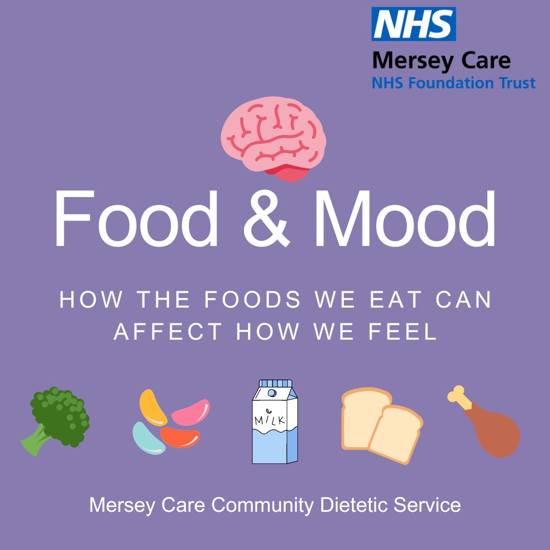Mersey_Care's tweet photo. This #StressAwarenessMonth, our Community #Dietitians have some advice on eating well to manage your #MentalHealth 

Check out their illustrations which offer advice around food and mood and top tips to help your #StressLevels ⬇

#StressAwareness #Stress https://t.co/dqjW2XKXyA
