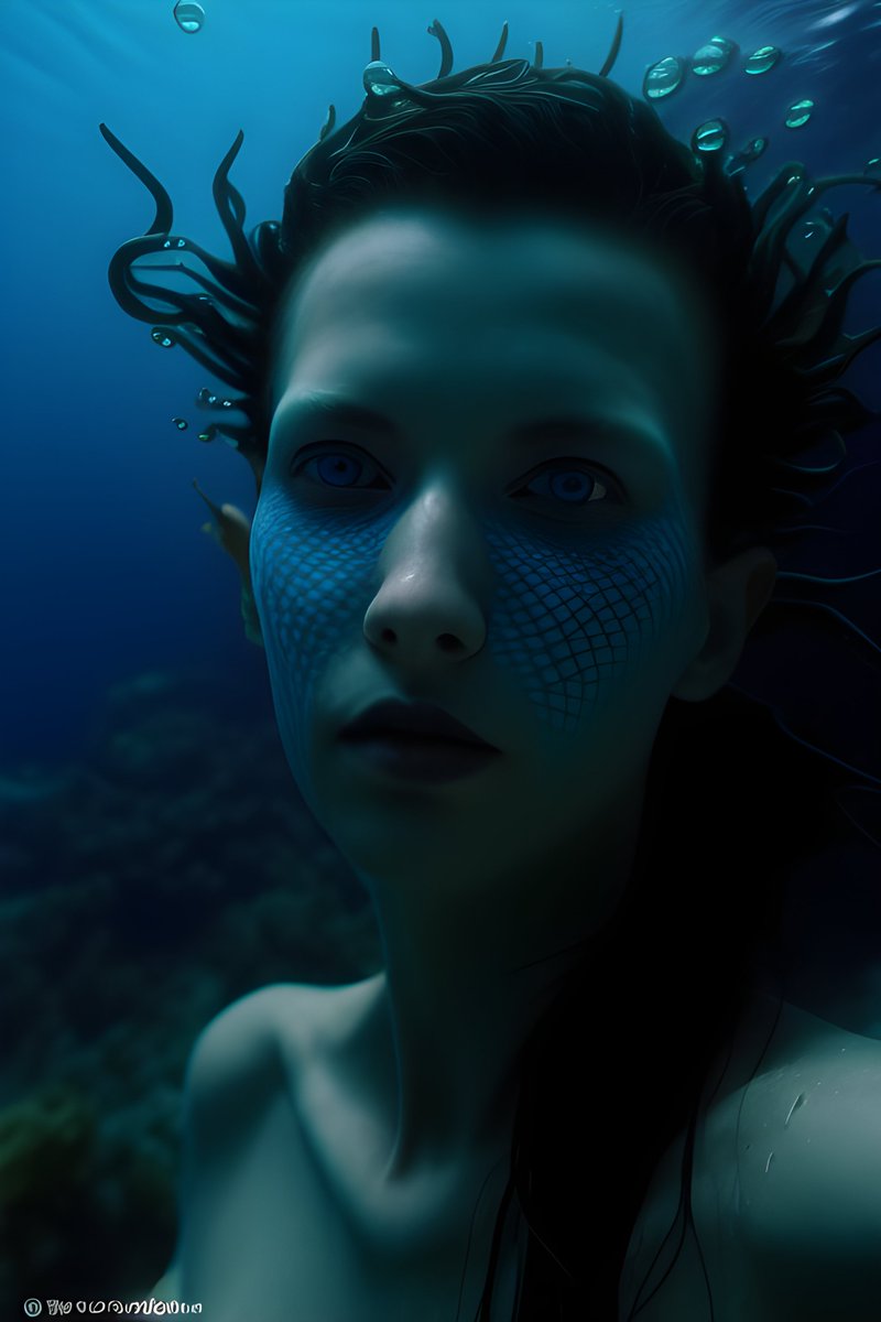 CutoutDonkey's tweet photo. In the murky depths, Real and fiction interweave, Blurred by perception. #underwaterworld #perception
#UnderwaterIllusions #RealOrFiction #stablediffusion #aiart #philosophyAI https://t.co/ntg5fOTWC5
