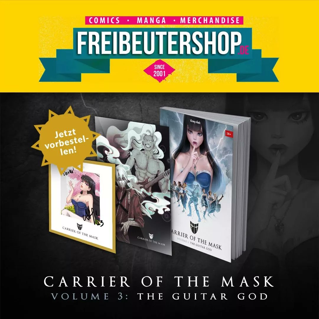 vinnyvieh's tweet photo. Volume 3 ist jetzt vorbestellbar! Inkl. Extras limitiert auf 45 Stck. 🥳 
@SchwarzerTurm

https://t.co/FxegU1Jm2r https://t.co/M88iKS0upC