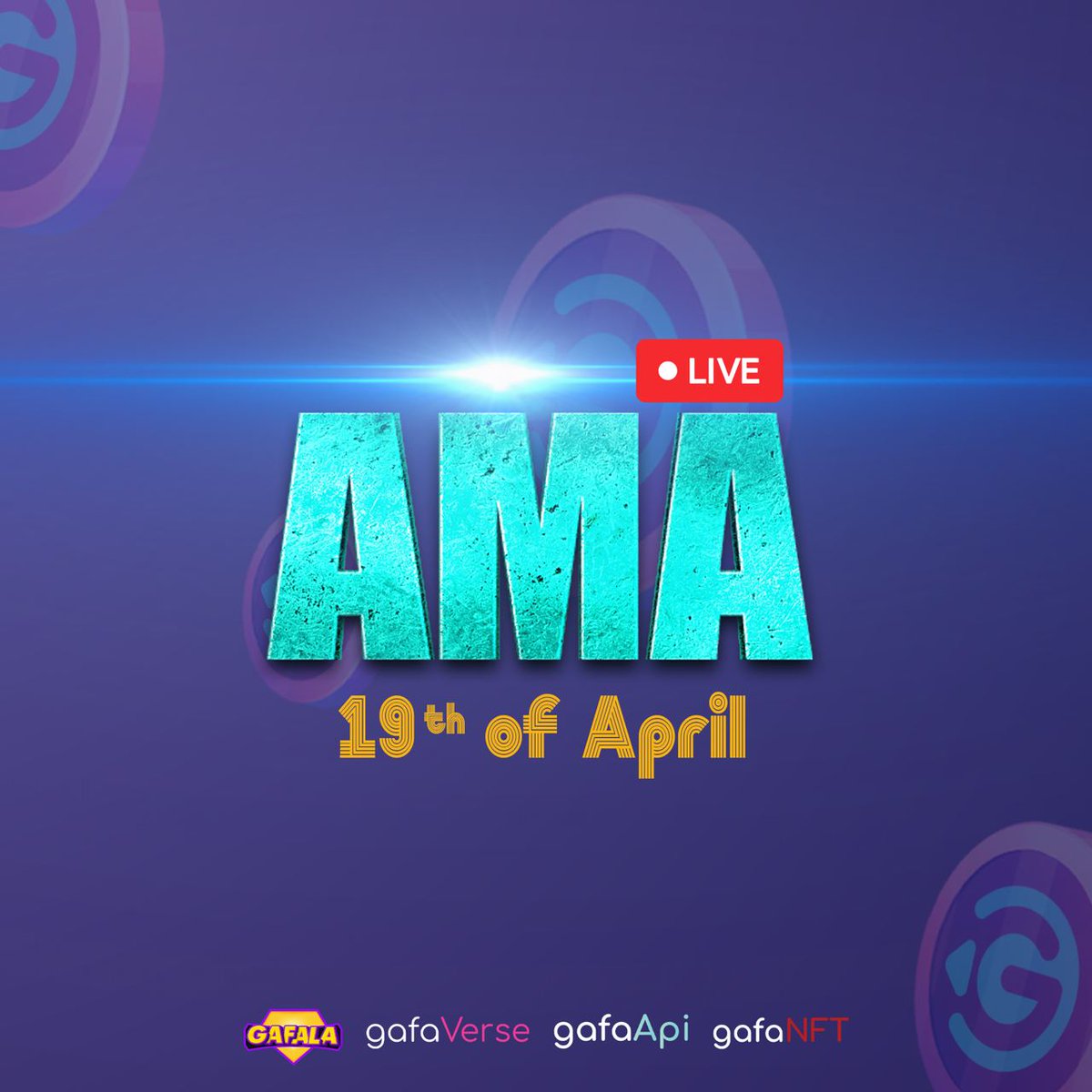 Novas,
On the 19th of April, we will be hosting the biggest AMA ever to explain the development of the game and the latest updates from our marketing team. 
#gafa #gafala #gafatoken