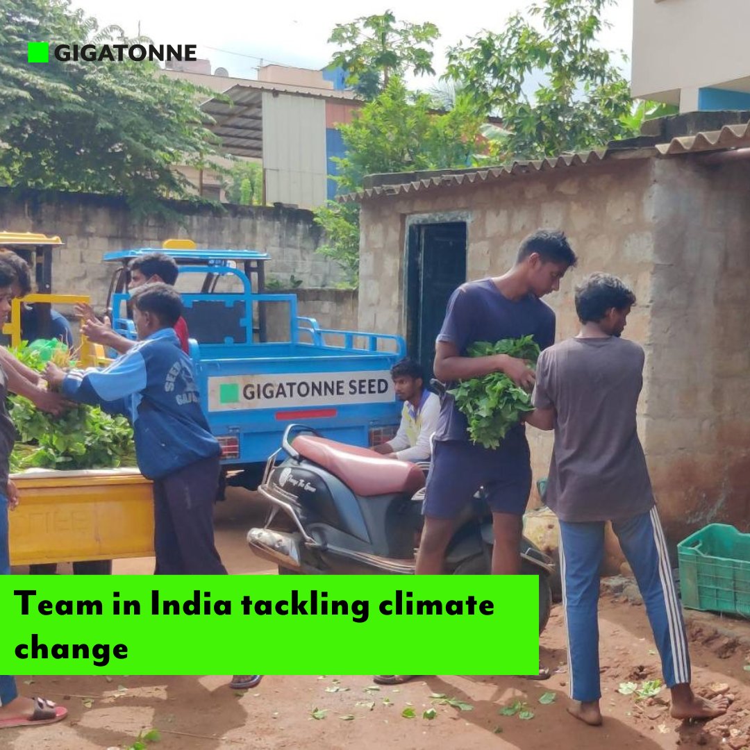 Congrats to the Gigatonne team in #Vizag, India! They diverted 878000 kg of food waste from landfill in 6 months, reducing emissions &amp; growing food. They provided jobs &amp; veggies to 1181 families in the bottom 20% income bracket #ClimateImpact #Gigatonnechallenge #ClimateAction