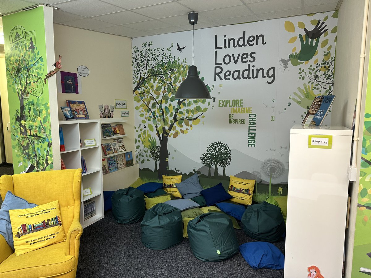 OnoFnlomce_net's tweet photo. Wonderful Miss Walton has transformed our Learning Zone! What a fantastic space to enjoy a book! @Linden_Reading https://t.co/lzrSSCtKvD