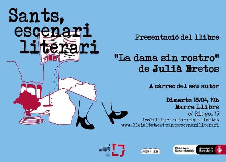 UNA GRAN SETMANA
Enormement il·lusionat; no puc dir més.
Una setmana que acaba a Sant Jordi i comença demà a les 7 de la tarda a la llibreria Barra Llibre de la plaça Osca de Sants. M'encantaria que m'acompanyessin en la presentació a Barcelona d'aquesta novel·la tan especial.