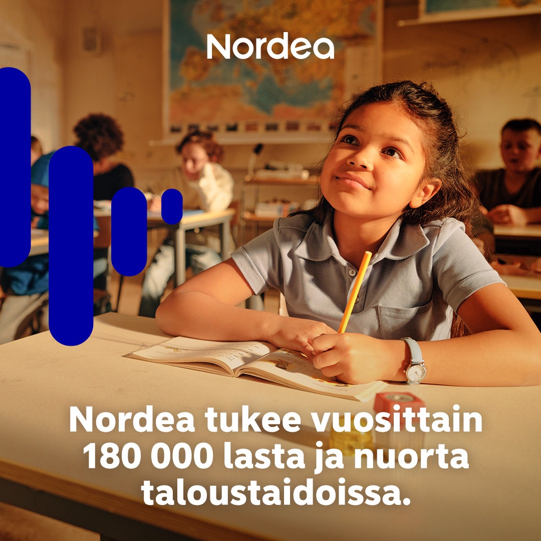 Talousosaaminen on taito, joka auttaa hallitsemaan arjen raha-asioita ja varautumaan tulevaan. Se on myös taito, jossa jokainen voi oppia jatkuvasti paremmaksi. Tutustu Nordean tarjoamaan taloustaidon opetukseen: ms.spr.ly/6018gz8nm. #myNordea