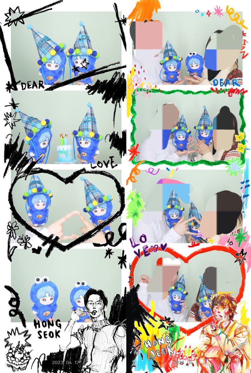 #홍석이의_색을_담아
홍깅이들 야무지게 데리고 사진 찍고 나오니 가게안에 홍서기가😭
너무 보고싶었고, 오랜만이라 떨렸지만 그래두 생일 축하해줄 수 있어 너무나 행복했던 순간이었어💙 홍서기와 함께한 봄날의 추억 하나 더 겟😘