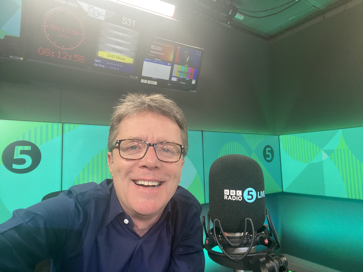 Today - BIG day, If you listen to my phone-in on @bbc5live you can now watch it too. It's available to watch every weekday on @BBCTwo and @BBCiPlayer from 9-11am. See you there...see me there :)