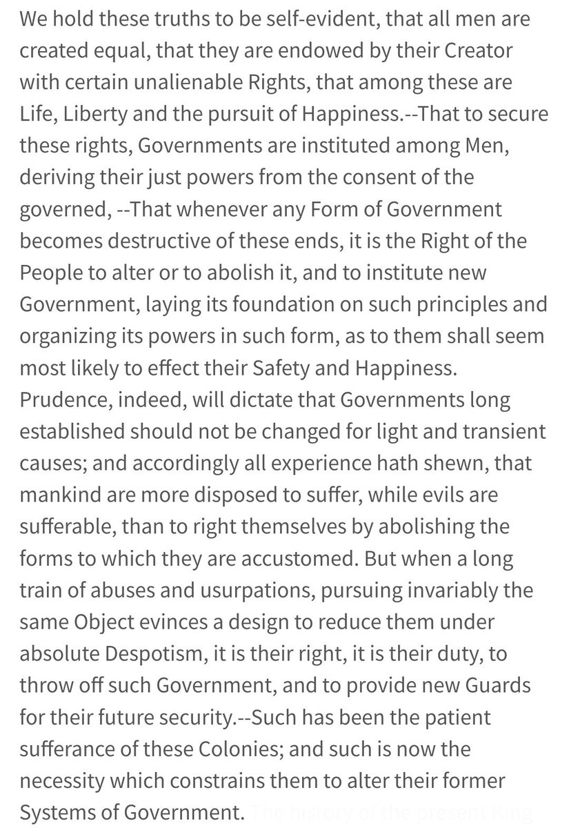 BekkUhhh's tweet image. #DeclarationofIndependence #studyit #July41776 #WeThePeople
 archives.gov/founding-docs/…