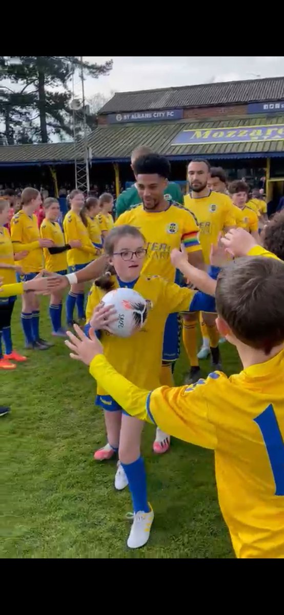 SACYInclusive's tweet photo. @SACYInclusive @CityYouthFC players had a brilliant day @stalbanscityfc #CityYouthDay @saintsandsacyic 🙏🏻
Such an amazing experience for E from our inclusive U12’s 🙏🏻 it has made her year! 
Gr8 support from some of our inclusive female players too. 🙌 Thanks to all involved. 💙💛 https://t.co/RWzdoH3kxu