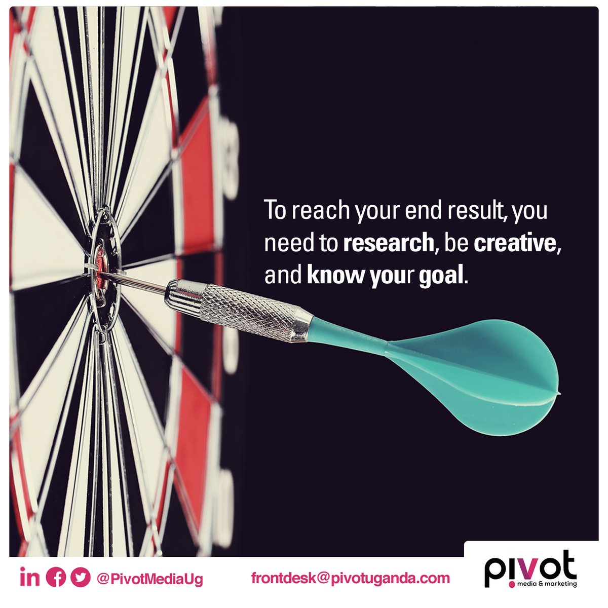 Whether your goal is to profit, or grow, it is important to understand that behind your company’s success is a good communication team.

Let’s discuss your brand’s marketing and communication needs.
#Pivotpr
#MondayTip