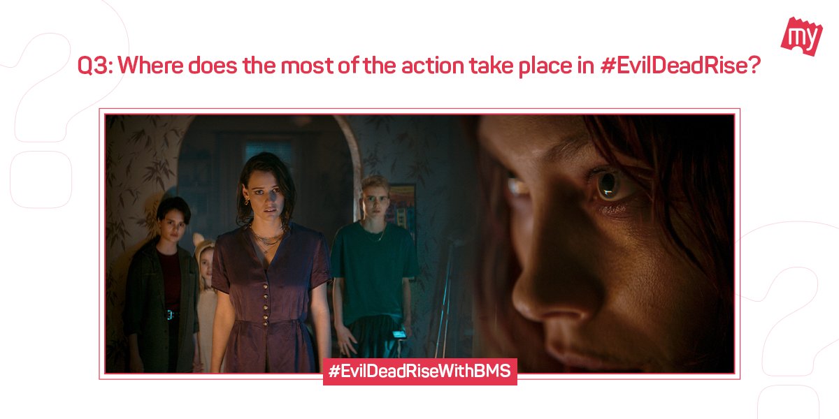 bookmyshow's tweet photo. This is a tough one. Get it right and prove you're a true #EvilDead fan 😎
#EvilDeadRiseOnBMS

.
.
#BMSContestAlert #ContestAlert #EvilDeadRise📷 #GiveawayAlert #GiveawayIndia #ContestIndia
@WarnerBrosIndia https://t.co/ApHGqqali2