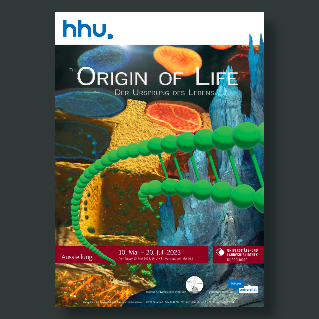 Herzlich Willkommen! 
Jetzt auch offiziell! Am 10. Mai eröffnen wir unsere Ausstellung „Origin of Life “. 

Weitere Infos 🔽
instagram.com/udl_2023/

<a href="/HHU_de/">Heinrich-Heine-Universität Düsseldorf</a> 
#originoflife #science #lovebiology #biologie #hhu #ausstellung #ulbdüsseldorf #biology #wissenschaft #evolution #2023
