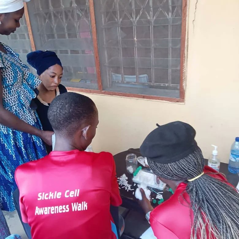 Pectreasure_SCI's tweet photo. Sickle Cell Sensitization and Free Genotype tests conducted at RCCG, Fullness of His Glory Parish, Osogbo. https://t.co/Gpyci1F7X3