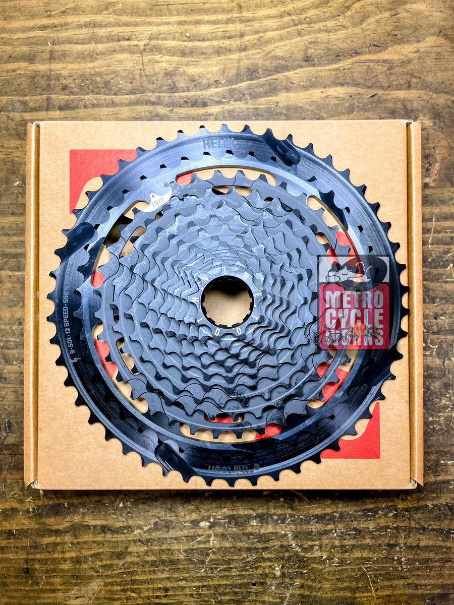 CyclesMetro's tweet photo. Count the teeth...9-50t🤤
#metro_cycles1 #metrocycles #bikelife #bikeshops #bikeshop #bikemechanic #bicycleschangelives #bicycle #bicycles #bicyclemechanic #cycling #cyclist #cycle #vaal #vaaltriangle #vanderbijlpark #bicyclecomponents @CyclesMetro https://t.co/Lhff1j0AZ7